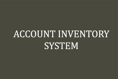 ACCOUNT INVENTORY SYSTEM